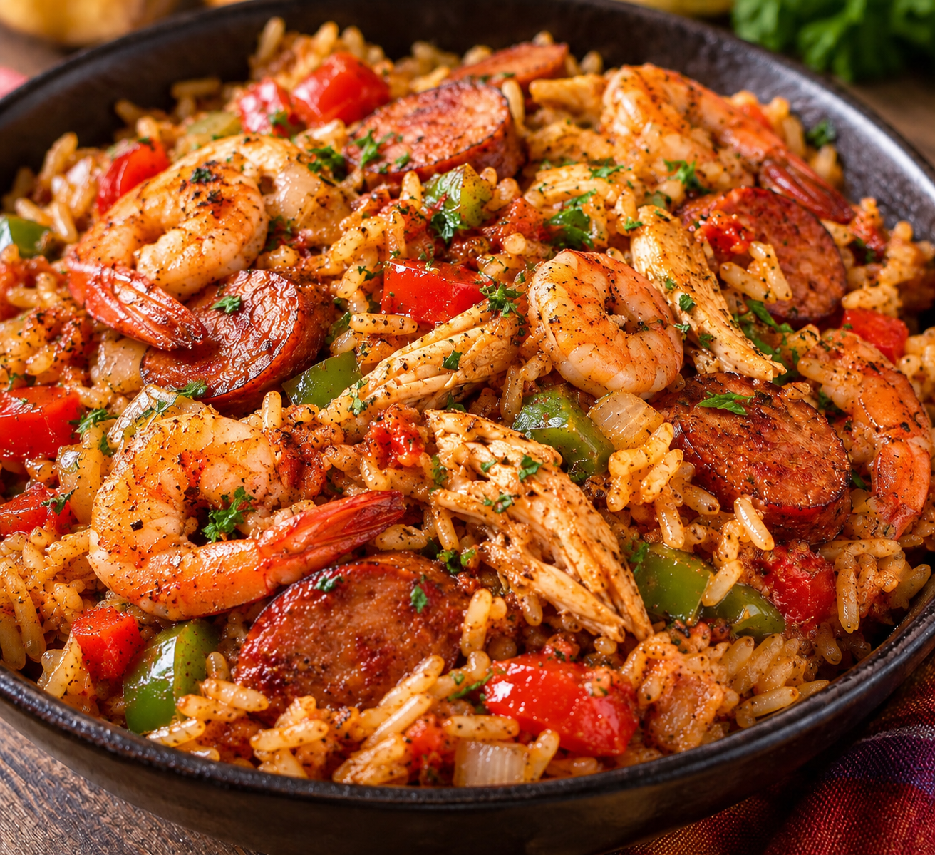 Combo Jambalaya with Shrimp